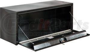 1702315 by BUYERS PRODUCTS - Truck Tool Box - Black, Steel, Underbody, 18 x 18 x 60 in.