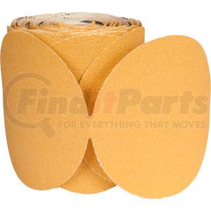 66261149833 by SAINT-GOBAIN - Norton 66261149833 Paper PSA Disc Roll 6" Dia. P400 Grit Aluminum Oxide 100 Disc Per Roll