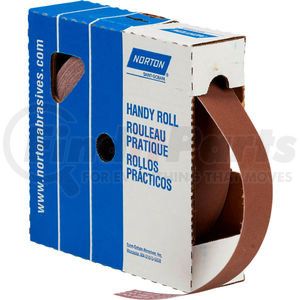 66261126282 by SAINT-GOBAIN - Norton 66261126282 Metalite Cloth Roll 1-1/2"W x 50 Yds. Aluminum Oxide P240 Grit