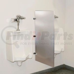 261998 by GLOBAL INDUSTRIAL - Global Industrial&#153; Bathroom Stainless Steel Urinal Screen 24 x 42