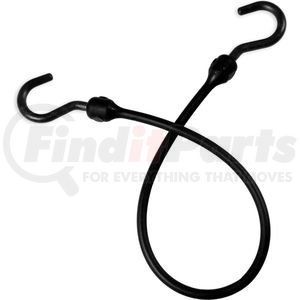 BBC18NBK by THE BETTER BUNGEE - The Better Bungee&#153; BBC18NBK 18" Bungee Cord with Over Molded Nylon Ends - Black