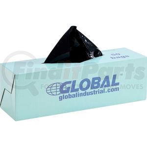 695813 by GLOBAL INDUSTRIAL - Heavy Duty Black Trash Liners - 1.5 Mil, 13 Gallon, 50/Box, For Pet Waste Station