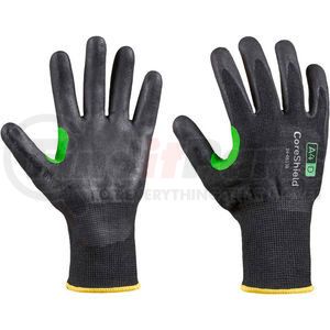 24-0513B/7S by NORTH SAFETY - CoreShield&#174; 24-0513B/7S Cut Resistant Gloves, Nitrile Micro-Foam Coating, A4/D, Size 7
