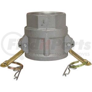 90.393.100 by BE POWER EQUIPMENT - 1" Aluminum Camlock Fitting - Female Coupler x FPT Thread