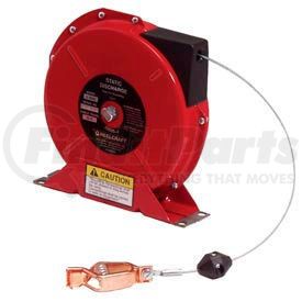 G 3050 N by REELCRAFT - Reelcraft G3050N 50' Static Discharge Grounding Reel Spring Retractable w/ Nylon Coated Cable