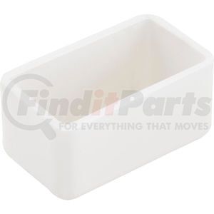 713123 by GLOBAL INDUSTRIAL - Global Industrial 1-5/8 X 7/8" Plastic White End Cap P2860-33vy