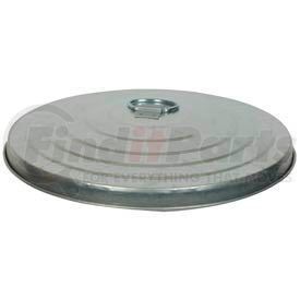 10GPL by WITT INDUSTRIES - Witt Industries Galvanized Steel Lid For 10 Gallon Trash Can, Silver