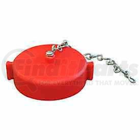 664-152 by MOON AMERICAN INC - Fire Hose Red Hose Cap - 1-1/2 In. NH - Plastic