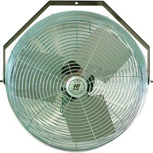 08540702 by TPI - TPI Workstation Fan - 24" Blade Diameter - 1/8 Hp - Wall-Mount