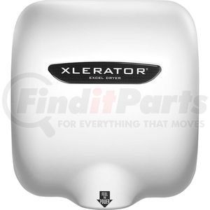 603166 by EXCEL DRYER - Xlerator&#174; Automatic Hand Dryer, White Thermoset Fiberglass, 208-277V