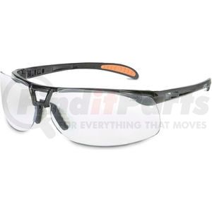 S4200HS by NORTH SAFETY - Uvex® S4200HS Protege Safety Glasses, Black Frame, Clear HS Lens