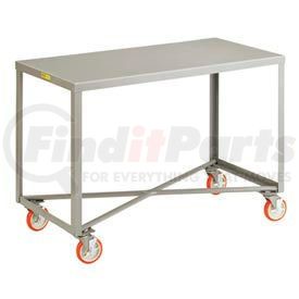 IP-3060RM-BRK by LITTLE GIANT - Little Giant&#174; Mobile Table, 1 Shelf, 30"Wx60"L, 1000 Lbs. Cap.