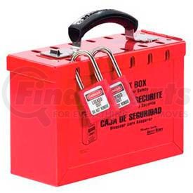 498A by MASTER LOCK - Master Lock&#174; Latch Tight&#153; Group Lock Box, Portable, Red, 498A