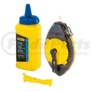 47-464 by STANLEY - Stanley 47-464 Powerwinder&#8482; Chalk Line Reel, Blue Chalk, Line Level