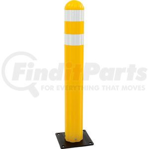 1734-Y by JUSTRITE - Eagle Poly Guide Post Delineator 42" x 5.75" Dia. Yellow, 1734-Y