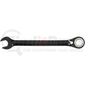 JSCV18 by PROTO - Proto JSCV18 Black Chrome Combination Reversible Ratcheting Wrench 9/16" - Spline