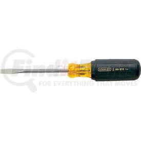 66-092 by STANLEY - Stanley 66-092 Vinyl Grip Standard Slotted Tip Screwdriver 3/8" x 8"