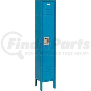 Global Industrial 968262BL Padlock Global Industrial Infinity® Single Tier 1 Door Locker, 15"Wx18"Dx72"H, Blue,