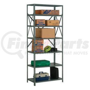 234314A by GLOBAL INDUSTRIAL - Global Industrial™ Steel Shelving 20 Ga 36"Wx18"Dx85"H Open Clip Style 7 Shelf