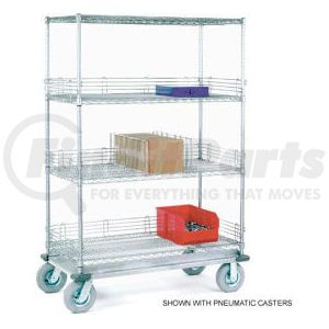 168237 by GLOBAL INDUSTRIAL - Nexel&#174; Chrome Wire Shelf Truck 48x18x81 1600 Pound Capacity