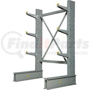 320828 by GLOBAL INDUSTRIAL - Global Industrial&#153; Single Sided MD Cantilever Rack Starter, 48"W x 33"D x 6'H, With Lip
