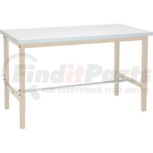 606994-TN by GLOBAL INDUSTRIAL - Global Industrial&#153; 72"W x 30"D Production Workbench - ESD Laminate Square Edge - Tan