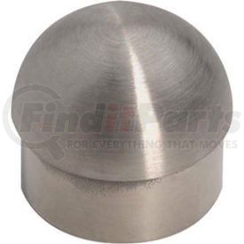 44-602/1H by LAVI - Lavi Industries, Half Ball End Cap, for 1.5" Tubing, Satin Stainless Steel