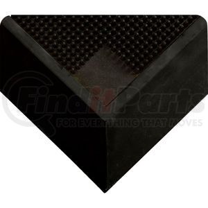 222.2.5x32x39BK by TENNESSEE MAT CO - Wearwell&#174; Tall Wall Sanitizing Footbath Mat 2-1/2" Thick 2-1/2' x 3-1/4' Black