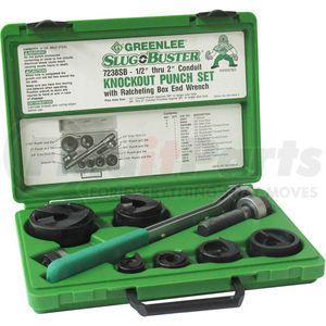 7238SB by GREENLEE TOOL - Greenlee&#174; 7238SB Slugbuster&#174; Punch & Die Set-1/2"-2"