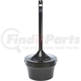 MSK-BLK by WITT INDUSTRIES - Steel Smoker Urn 4-1/2 Gallon 39 Inch High Black - MSK-BLK