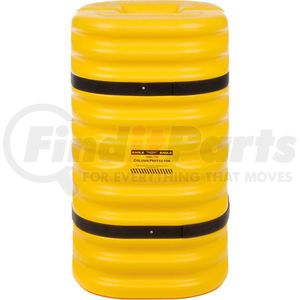 1709 by JUSTRITE - Eagle Column Protector, 9" Round Opening, 42" High, Yellow with Black Straps, 1709