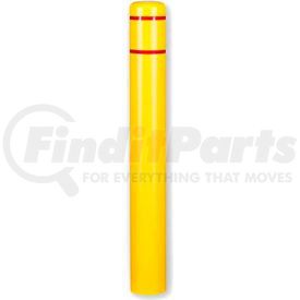 CL1386-A by ENCORE COMMERCIAL PRODUCTS INC - Post Guard&#174; Bollard Cover CL1386-A, 7"Dia. X 60"H, Yellow W/Red Tape