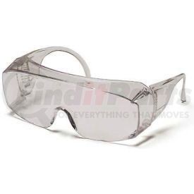S510SJ by PYRAMEX SAFETY GLASSES - Solo&#174; Eyewear Jumbo Safety Eyewear Clear Lens/Frame