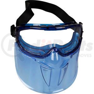 21000 by SELLSTROM - Jackson Safety 21000 Blue Goggle with Flip Up Chin Guard, Clear, Anti-Fog