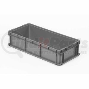 NXO3215-7GRAY by LEWIS-BINS.COM - ORBIS Stakpak NXO3215-7GRAY Plastic Long Stacking Container 32 x 15 x 7-1/2 Gray