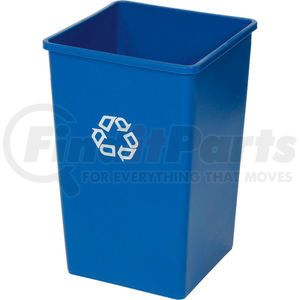 FG395973BLUE by RUBBERMAID - Rubbermaid&#174; Recycling Can, 50 Gallon, Blue