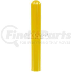 1730 by JUSTRITE - Eagle Ribbed Bollard Post Sleeve 6" Yellow, 1730-YL