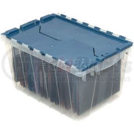 66486FILEB by AKRO MILS - Akro-Mils&#174; Clear Attached Lid Container 66486FILEB w/File Rails - 21-1/2"L x 15"W x 12-1/2"H