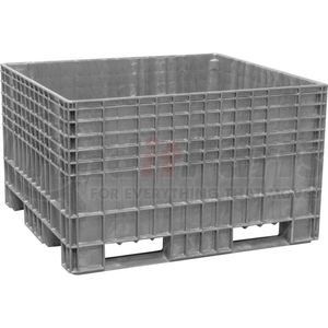 BF4844290051000 by AKRO MILS - Buckhorn BF4844290051000 - 48x44x29 Agricultural Bulk Container-FDA Compliant Light Gray
