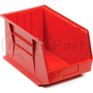QUS260RD by QUANTUM STORAGE SYSTEMS - Plastic Stack & Hang Bin, 11"W x 18"D x 10"H, Red
