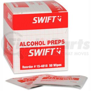 154818 by NORTH SAFETY - North&#174; by Honeywell 154818-H5, Alcohol Wipes, 50 Per Box