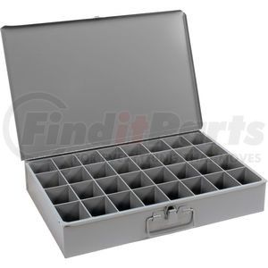 107-95 by DURHAM - Durham Steel Scoop Compartment Box 107-95 - 32 Compartments 18 x 12 x 3