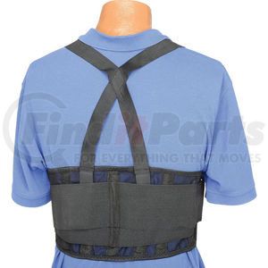 BBS100XL by PYRAMEX SAFETY GLASSES - Standard Back Support Belt, Adjustable Suspenders, X-Large, 42-52" Waist Size