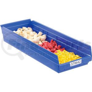 30184BLUE by AKRO MILS - Akro-Mils Plastic Nesting Storage Shelf Bin 30184 - 8-3/8"W x 23-5/8"D x 4"H Blue