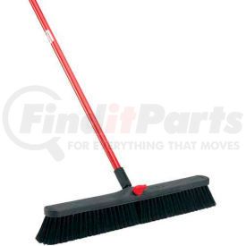 801 by LIBMAN COMPANY - Libman Commercial Push Broom with Resin Block - 24 - Fine-Duty Bristles - 801