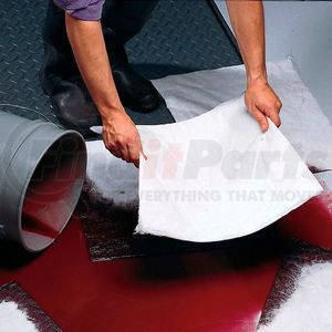1(MB)YPB16/20 by EVOLUTION SORBENT PRODUCTS - MSD 1(Mb)Ypb16/20 Spill Clean-Up Sorbent Pads - Hazmat- 100% Polypropylene Fill