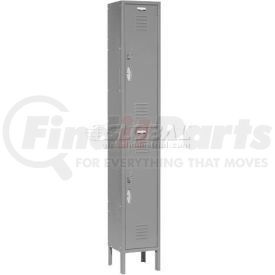 652146GY by GLOBAL INDUSTRIAL - Global Industrial&#153; Capital&#174; Double Tier 2 Door Locker, 12"Wx15"Dx36"H, Gray, Assembled