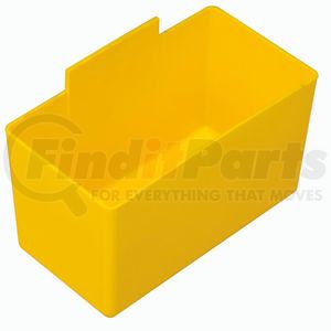 QBC112YL by QUANTUM STORAGE SYSTEMS - QBC112 Little Inner Bin Cup for Plastic Stacking Bins - 2-3/4 x 5-1/4 x 3 Yellow