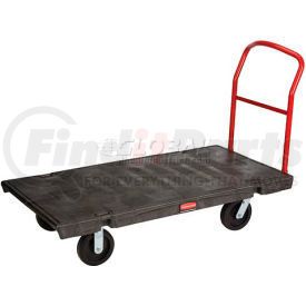 FG446600BLA by RUBBERMAID - Rubbermaid&#174; FG446600BLA Plastic Deck Platform Truck 60 x 30 2000 Lb. Capacity