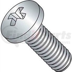 DYA66016 by TITAN FASTENERS - 6-32 x 1/2" Machine Screw - Phillips Pan Head - Steel - Zinc Plated - Pkg of 100